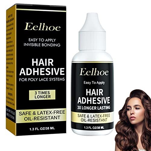 Adesivo de peruca frontal de renda | Cola de perucas de fixação forte invisível,Adesivo de fixação f