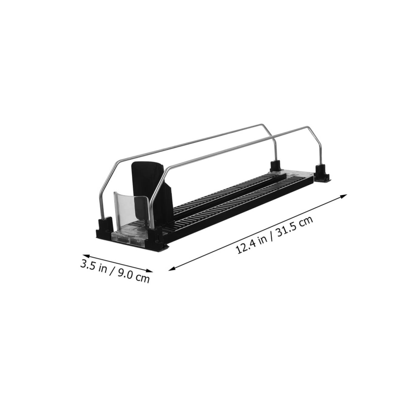 Zerodeko 2Pcs Drink Dispenser for Fridge Automatic Pusher Glide Organizer Smooth Plastic Beverage Replenishment System for Home Supermarket and Vending Machines