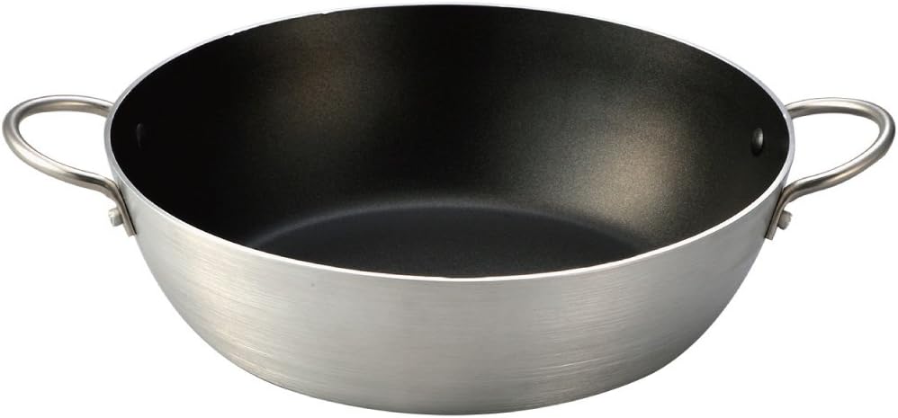 Alcube S-1041 Double Handed Pot, Silver, 7.7 inches (19.5 cm), Demi Pro Family Soup Pot