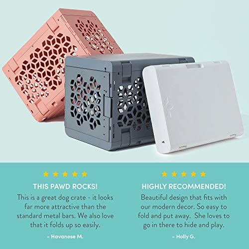 PAWD Fully Collapsible Dog Crate, Stylish Portable Dog Crate for Pet Travel, Dog Kennel for Small Dog or Cat, Small… - Image 6