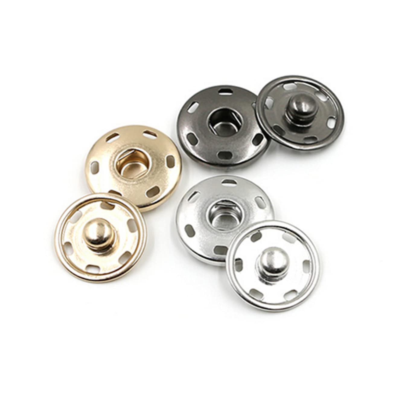 Operitacx 750 Juegos De Kit De Broche De Metal Para Coser Broches De Presión Broches De De Accesorios De De Ropa Sujetadores De Presión De Latón