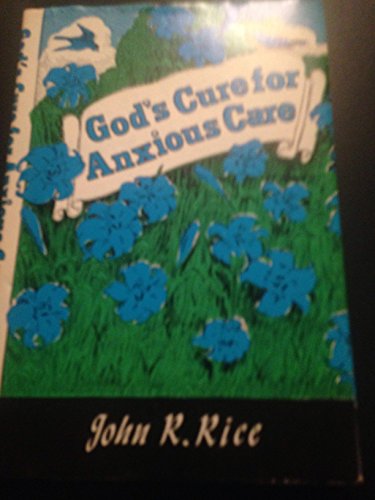 God's cure for anxious care B0006AROK8 Book Cover