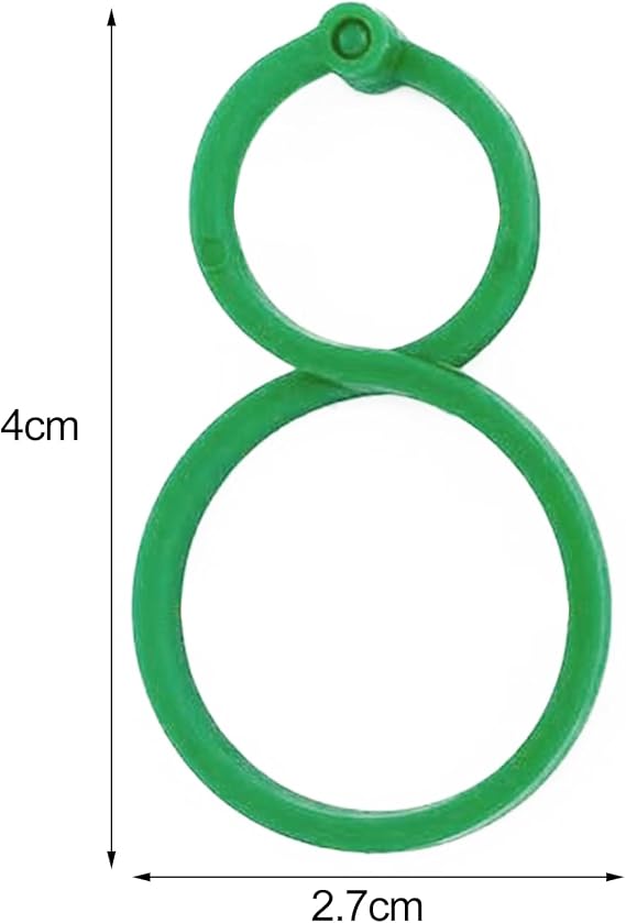 100 Pcs Plant Clips,Plant Clips for Climbing Plants Clear,Garden Clips,Plastic Plant Clips Reusable Garden Clips for Climbing Plants Outdoor,Tomato Plant Support Vine Clips Plant Flower 100pcs