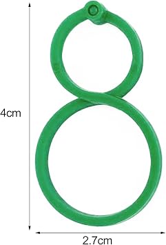 100 Pcs Plant Clips,Plant Clips for Climbing Plants Clear,Garden Clips,Plastic Plant Clips Reusable Garden Clips for Climbing Plants Outdoor,Tomato Plant Support Vine Clips Plant Flower 100pcs