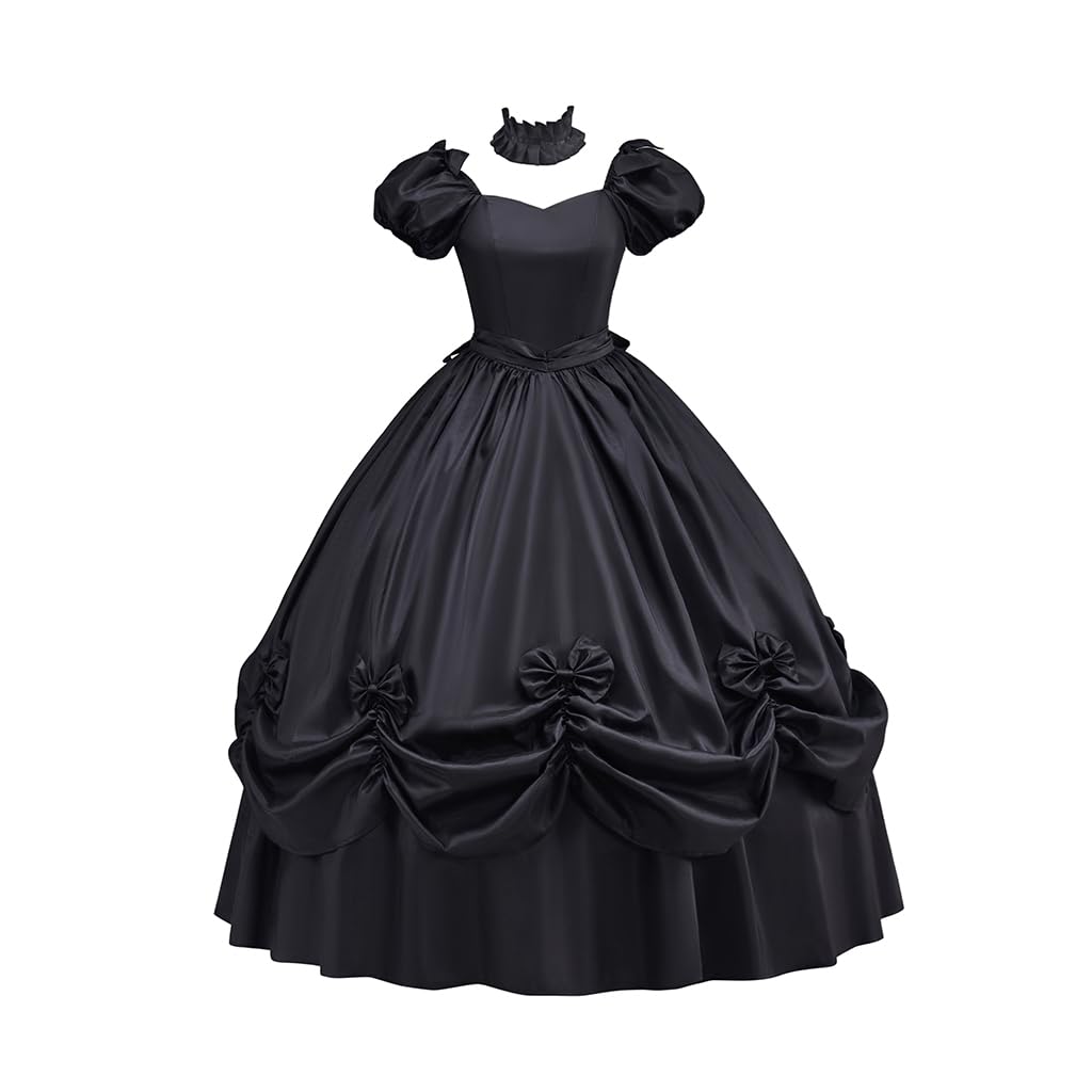 CosplayDiy Women's Southern Belle Dress Civil War Southern Belle Ball Gown Gothic Victorian Rococo Dress Costume