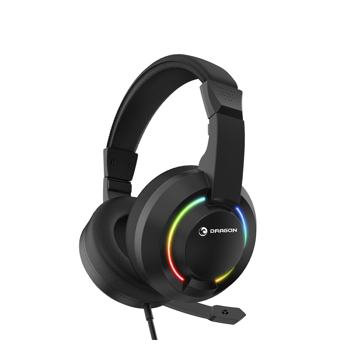 PRIXTON Kit Gaming Dragon con Teclado, Ratón, Auriculares y Alfombrilla, Accesorios Gamer, Retroiluminación RGB, Teclado español, Cascos música, Anti-Ghosting, para Windows/Mac/PC/Ordenador Portátil