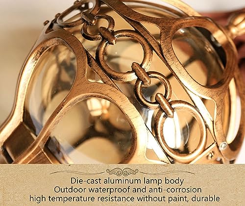 Lámpara de araña impermeable para solucionar la iluminación exterior de balcones 7