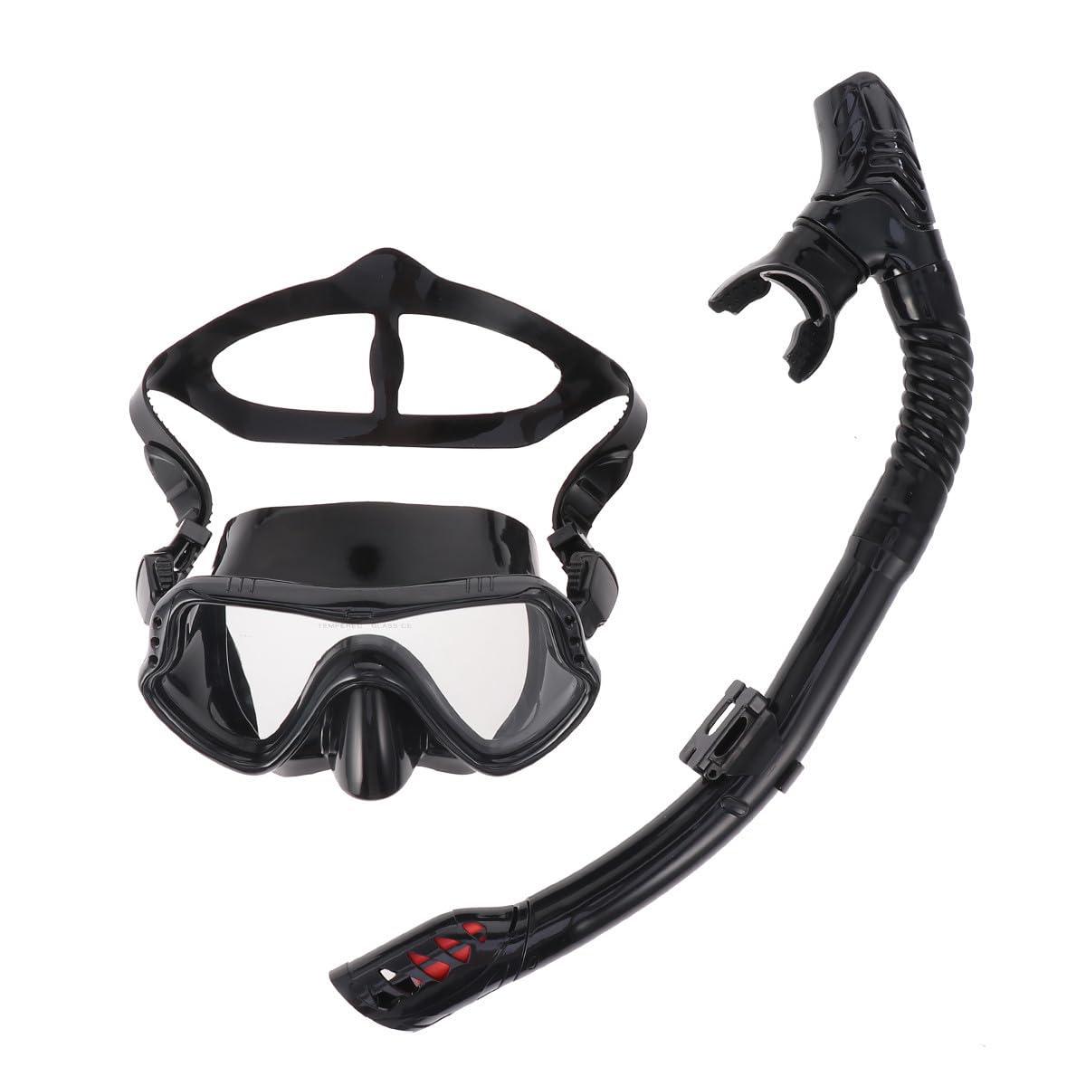 INOOMP Máscara De Snorkel De Silicona para Hombres y Mujeres Kit De Máscaras De Buceo Equipo De Snorkel para Buceo Aguas Abiertas y La Playa
