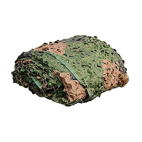 Shade Sails Woodland Camouflage Network Military Training Anti-Aircraft Camouflage Net Outdoor Sunshade Net with Mesh Reinforcement (Size : 2x4m)