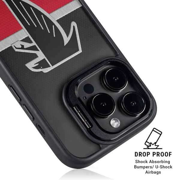 Skinit Kickstand Phone Case Compatible with iPhone 14 Pro Max - Officially Licensed NFL Atlanta Falcons Vintage Design