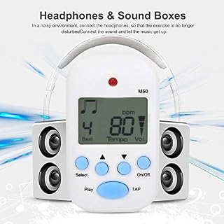 DEWIN Mini Tempo Metronome, Digital Beat Tap pour M50 Metronome Clip Instruments de musique pour Piano Violon Guitar… - Les Beatles, Paul McCartney, John Lennon, RIngo Starr, George Harrison DEWIN Mini Tempo Metronome, Digital Beat Tap pour M50 Metronome Clip Instruments de musique pour Piano Violon Guitar… – Image 2