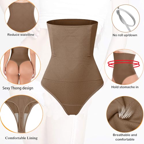 Image of Hioffer 328 Thong Shapewear Tummy Control For Women High Waist Body Shaper