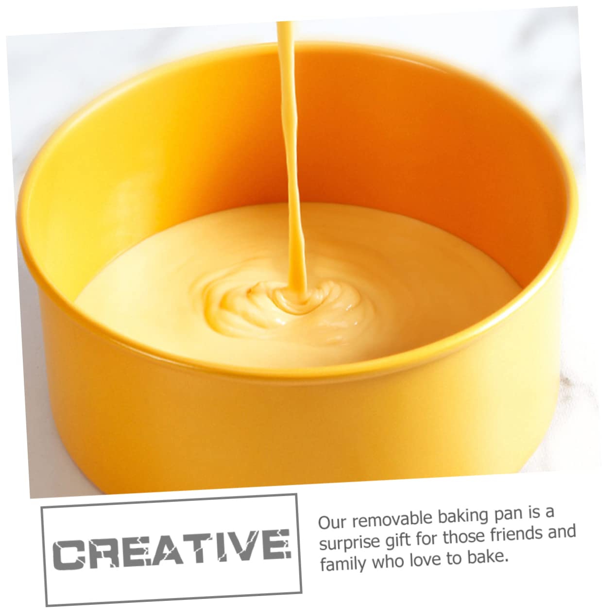 SHOWERORO Moule à Gâteau Antiadhésif Avec Fond Amovible Ustensile De Cuisson Pratique Pour Gâteaux Maison