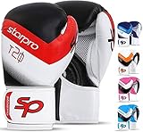 [page_title]-STARPRO Boxhandschuhe Muay Thai Training - 8oz 10oz 12oz 14oz 16oz | Professionelle Boxhandschuh Boxsack Kickboxen Pro Sparring Punchinghandschuhe Mitts Boxing Gloves| Kunstleder für Männer und Frauen