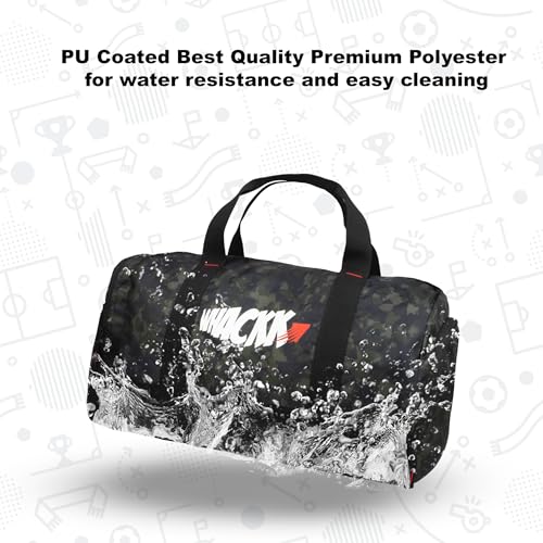 Image of Whackk Cardio Wild Moss 31L Gym Duffle Bag|Separate Shoe Pocket|Dry Wet Pocket|Multipurpose Carry Bag|Adjustable Strap|Lightweight Sports Kit|Unisex Bag|Fitness /Workout /Training /Sports /Travel
