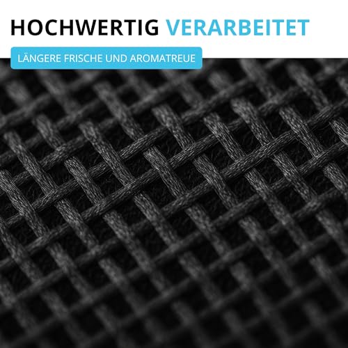 Filter Set passend für Miele Active AirClean Filter 7236280 / KKF-RF | Kühlschrank Luftfilter - Aktivkohlefilter Geruchsfilter Air Clean