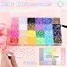 BELLEBOOST 35000PCS Jelly Bedazzler Kit with Rhinestones, 3mm Flatback Gems for Bedazzling, Multicolor Bedazzle Kit with B7000 Jewelry Glue and Gem Picker Tool for DIY Diamond Art Books Nail Art