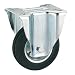 Produktbild Dörner + Helmer 713222 Vollgummi-Bockrolle mit Rollenlager 200 x 50 mm/Platte 140 x 110 mm