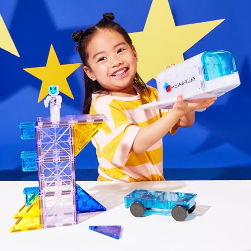 Magna-Tiles 242032SP Space 32-Piece Magnetic Construction Set thumb #1