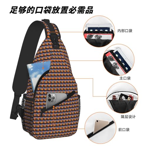 Bolsa de pecho cruzada diagonal y ligera con diseño elegante de avión 6