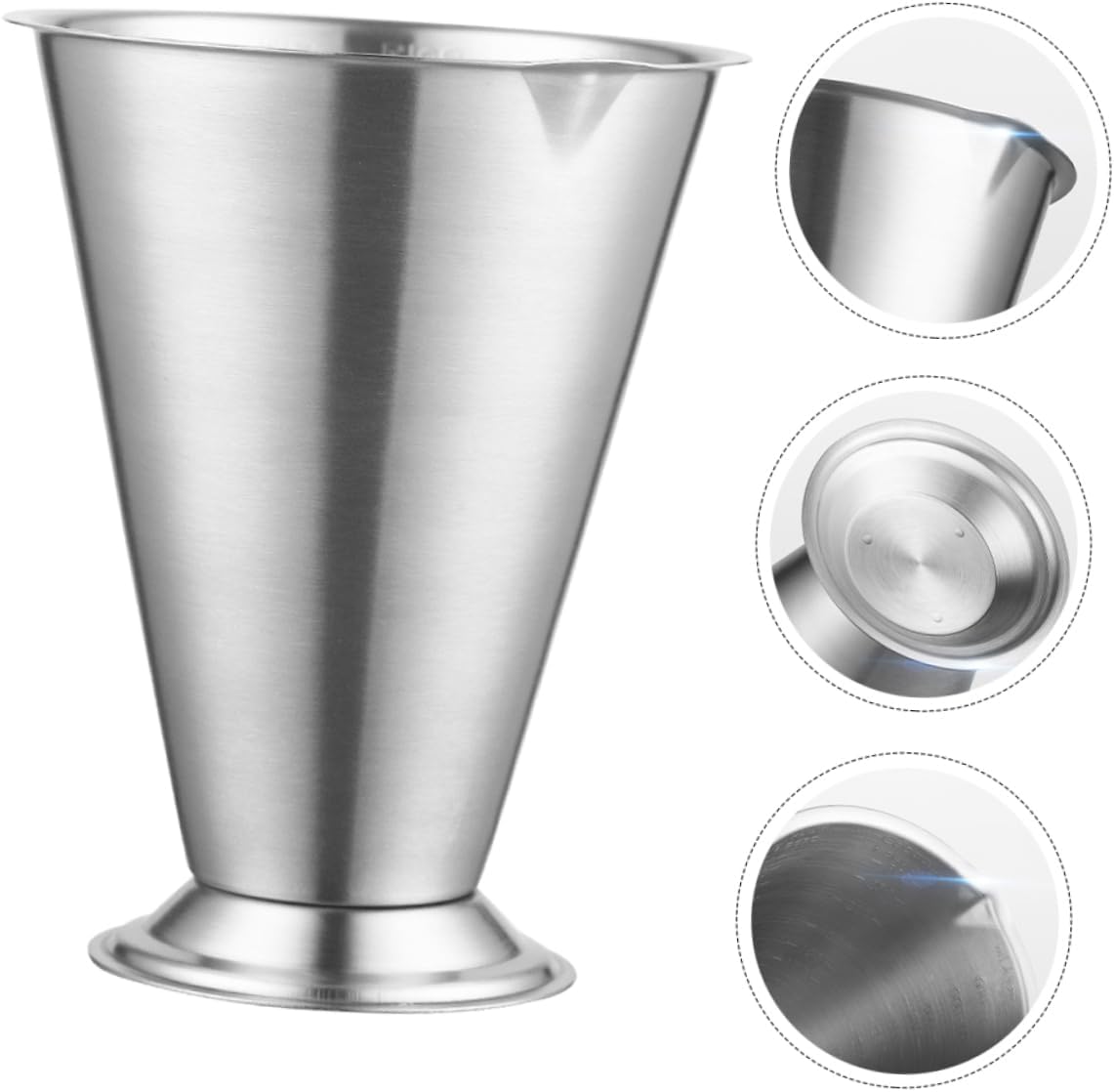 ABOOFAN Stainless Steel Measuring Cup Measurement Scale Accurate Flour and Liquid Measuring Tool for Baking and Cooking 500ml Capacity for Home Use
