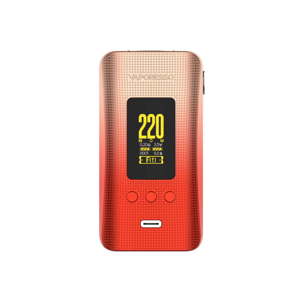 Nouvelle couleur Vapo'resso GEN 200 Mod 220 W Vape Dual Accu 18650 (Le  paquet exclut