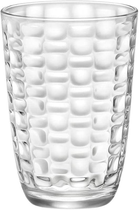 Mat 13.25 oz. Long Drink Glass, Clear, Set of 6