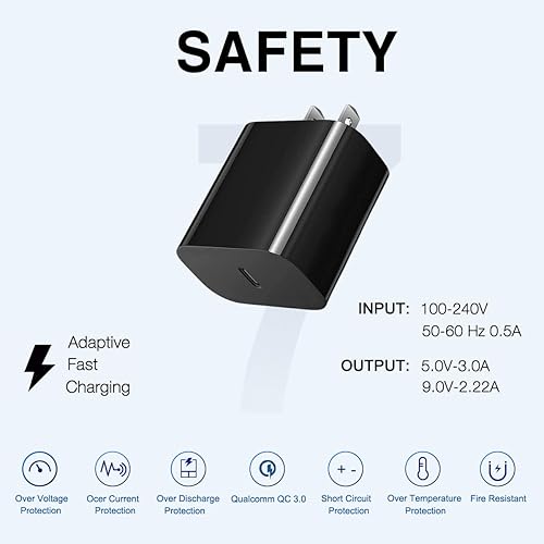 Miniatura 7 de Cable cargador Watc 2 en 1 compatible con Samsung Galaxy Watch 6/7/Ultra, 6 Classic, Watch 5, 5 Pro, 4,4 Classic, 3, Active 2/1, con adaptador de