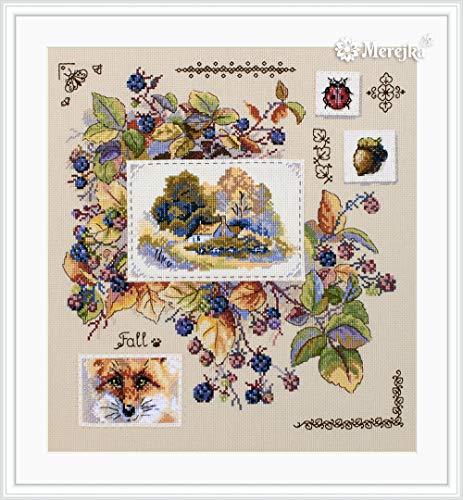 Kit de broderie au point de croix Merejka K-131 multicolore