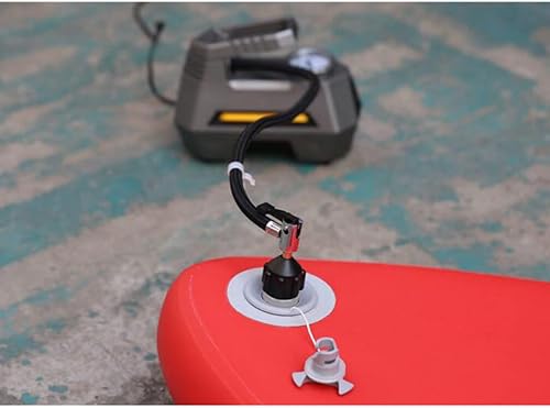 Miniatura 4 de VANZACK Adaptador de bomba SUP inflable, convertidor de bomba de aire, adaptador de válvula de aire, adaptador de bomba de aire para barco, conector