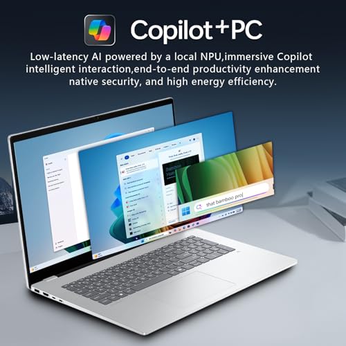 Image of HP OmniBook 7 17.3 inch Touchscreen Next Gen AI PC, Ultra 7 258V (Up to 4.8GHz), 32GB Onboard RAM, 2TB SSD, Intel AI Boost NPU (47 Tops), All-Day Battery Life, Wi-Fi 7, Win11 Pro, Bundle with PCO Cooler