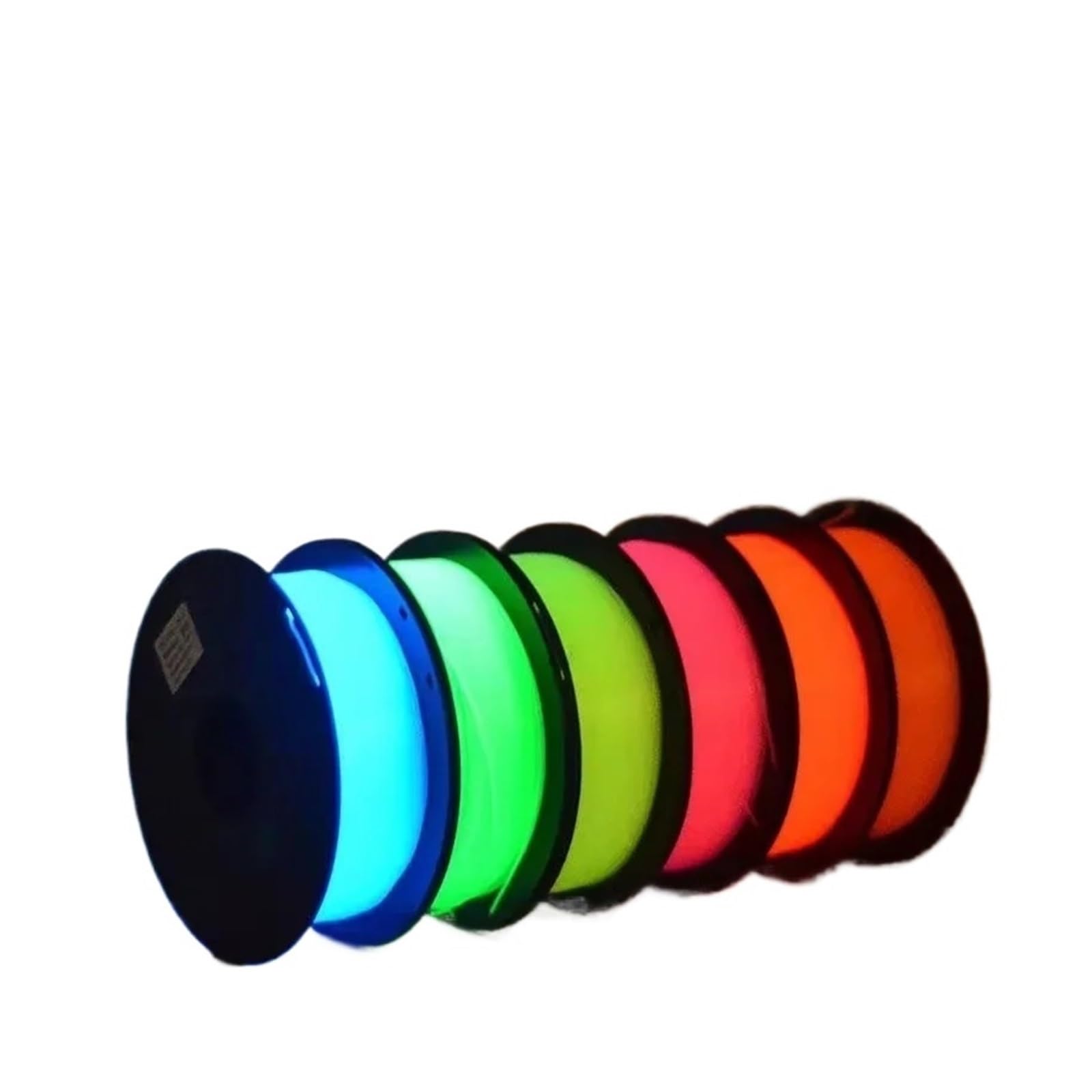 3D Printer Filament, PLA 1,75 mm 0,2 kg/1 kg 3D-Drucker for 3D-Druck(Glow red 1KG)