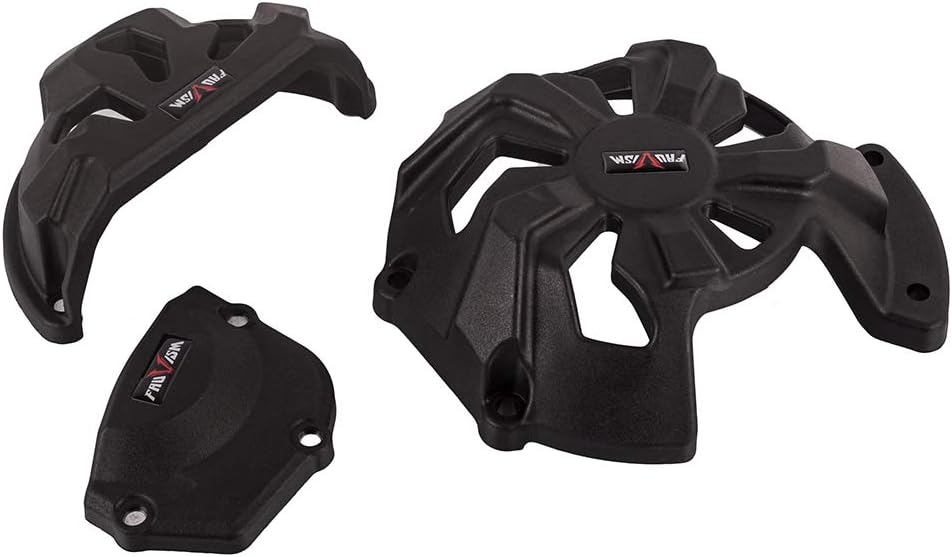 Motorcycle Engine Case Guard Crash Sliders Nylon Engine Protective Cover Set for Kawasaki Z1000 2014-2020 for Z1000SX 2011-2016 (Black)