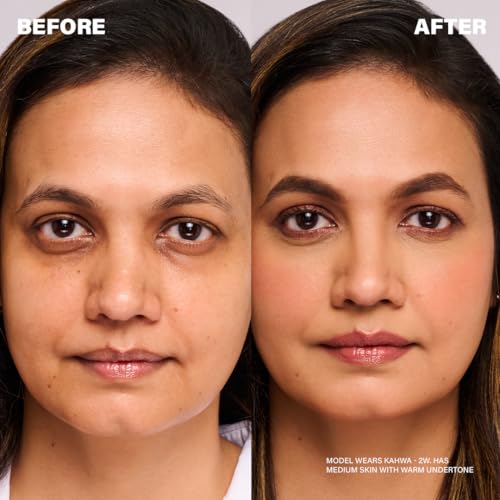 Image of SIMPLYNAM Hydrafit Liquid Concealer | Warm Undertone Concealer for Dark Circles & Spots | Medium-to-Full Coverage with Skin Finish | Marula & Rosehip Oil | Vegan Makeup | Kahwa - 2W