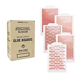 Catchmaster Pro Strength Mouse & Insect Glue Boards 60pk Traps Indoor for Home, Adhesive Bug Catcher, Rat & Rodent Sticky Trap, Non Toxic Bulk Pre-Baited Glue Traps, Pet Safe House Pest Control