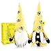 Nains Abeille GNOME Lot de 2 - Accessoires de Cuisine Bumble Bee - Ornements d'abeilles pour la Maison - Signes Amusants Decor de Printemps - Peluche Douce pour décor de Cuisine