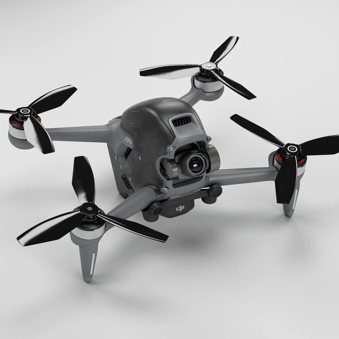 Master Airscrew Hélices Ludicrous para DJI FPV - Negro, 4 piezas