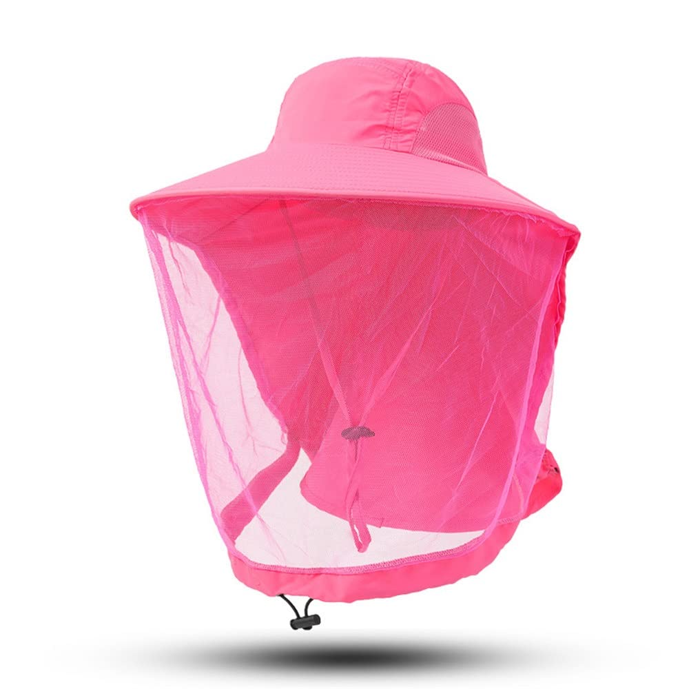 Sombrero de Pesca Sombrero de Malla Transpirable Pesca for Hombres y Mujeres Cara para Sombreado al Aire Libre