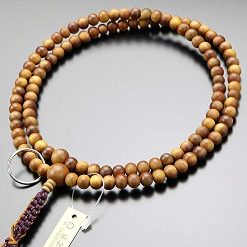 曹洞宗（禅宗） 尺二 白檀（インド産） 紐房【本式数珠（男性用）/本連