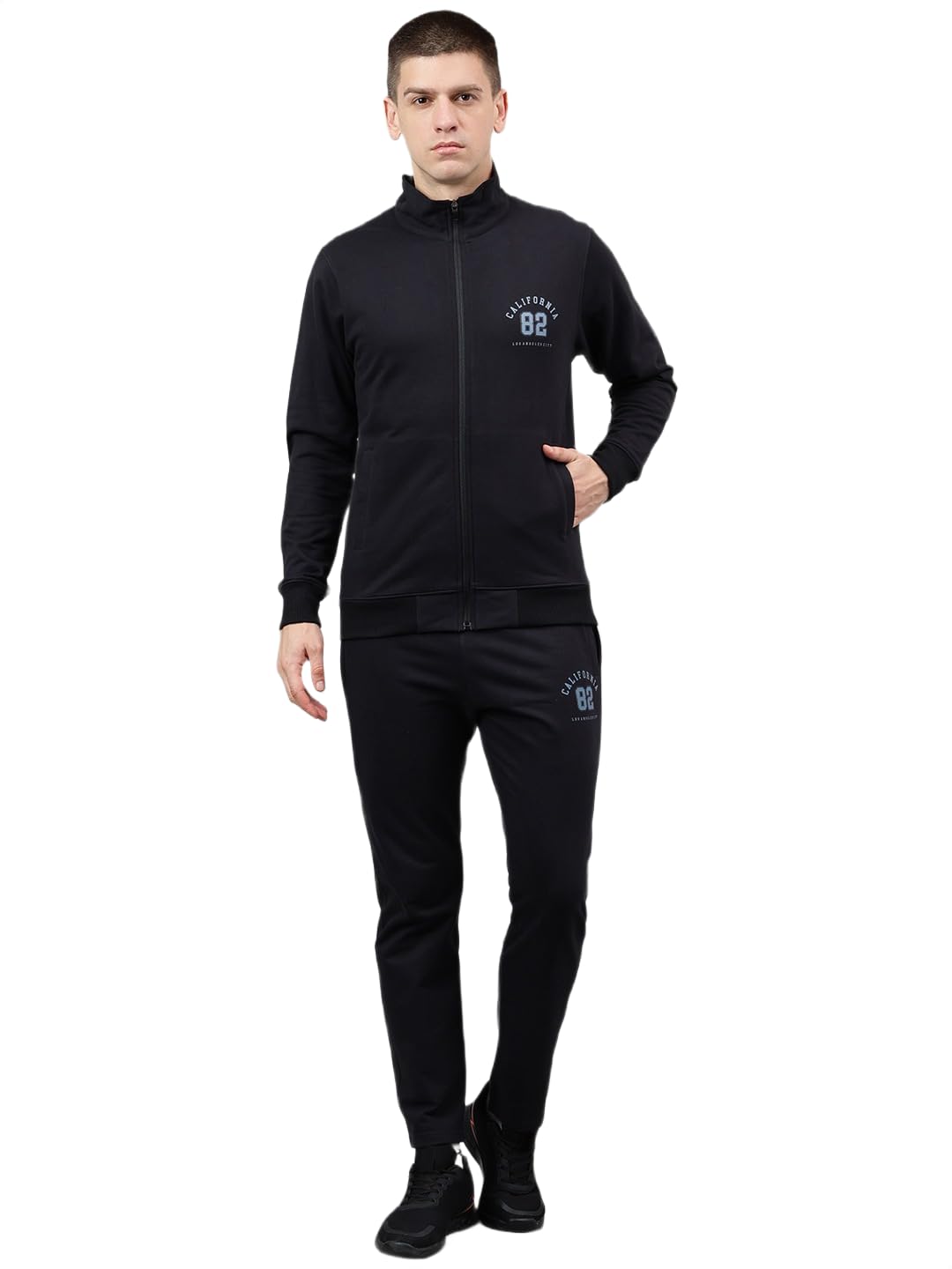 fck gold Men’s Winter Fleece Tracksuit | Zip-Up Sweatshirt & Track Pants, Soft Fleece Fabric, Warm 2-Piece Sportswear for Gym, Streetwear & Casual Wear |FTS-72-picture-36