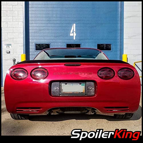Rear Spoiler Is Out Of Adjustment - 2019 Chevrolet Corvette ZR1 3 SpoilerKing Trunk Spoiler (284P) Compatible with Chevy Corvette C5 1997-2004 Black