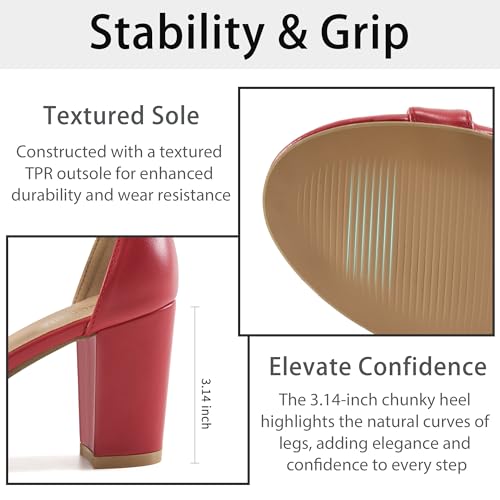 Image of Reimferce Womens Comfortable Heels for Wedding: No Blisters & Sore Feet by 40% Better Shock Absorption During Wedding - 8-Hour Keeping Pain-Free for Brides & Bridesmaids