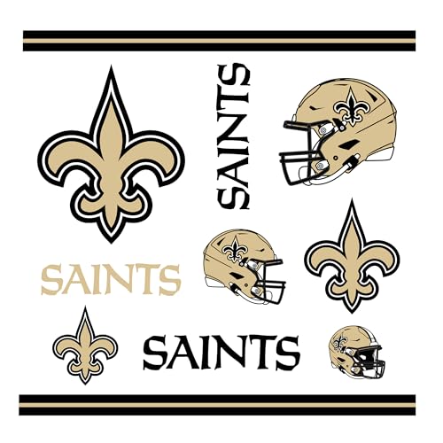 Image of Rico Industries NFL Football New Orleans Saints Double Wall 20oz Tritan Tumbler