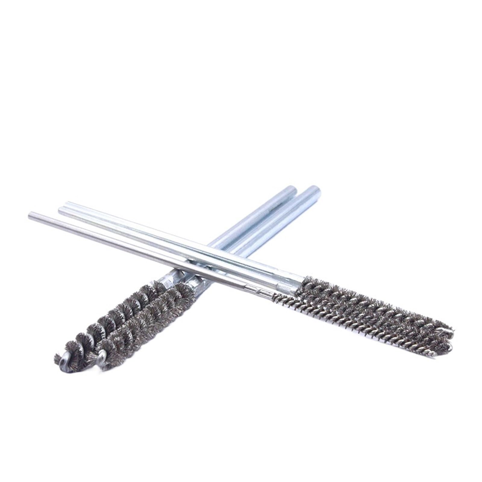 cepillo de alambre, Cepillos de tubo alambre Φ1.5-10mm taladro DIY Cepillo orificio acero inoxidable(Diameter 3.5mm)