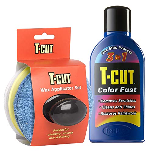 Removedor de Rayones T-Cut Color Fast Azul Oscuro 17 Oz con Aplicador de Microfibra miniatura 1