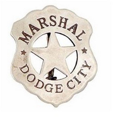 Deluxe Marshal Dodge City Badge