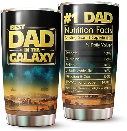 Gifts for Dad on Fathers Day, Christmas - Dad Tumbler - Dad Gifts from Daughter, Son - Dad Cup - Dad Mug - Gifts for Dad, Fathers - Best Dad Cup