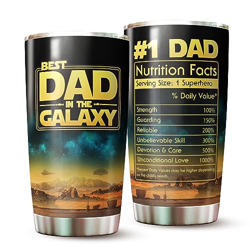 Gifts For Dad On Fathers Day, Christmas - Dad Tumbler - Dad Gifts From Daughter, Son - Dad Cup - Dad Mug - Gifts For Dad, Fathers - Best Dad Cup #TOP3