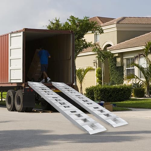 2 Rampas de Trailer de Aluminio 80 in x 15 in Antideslizantes miniatura 7