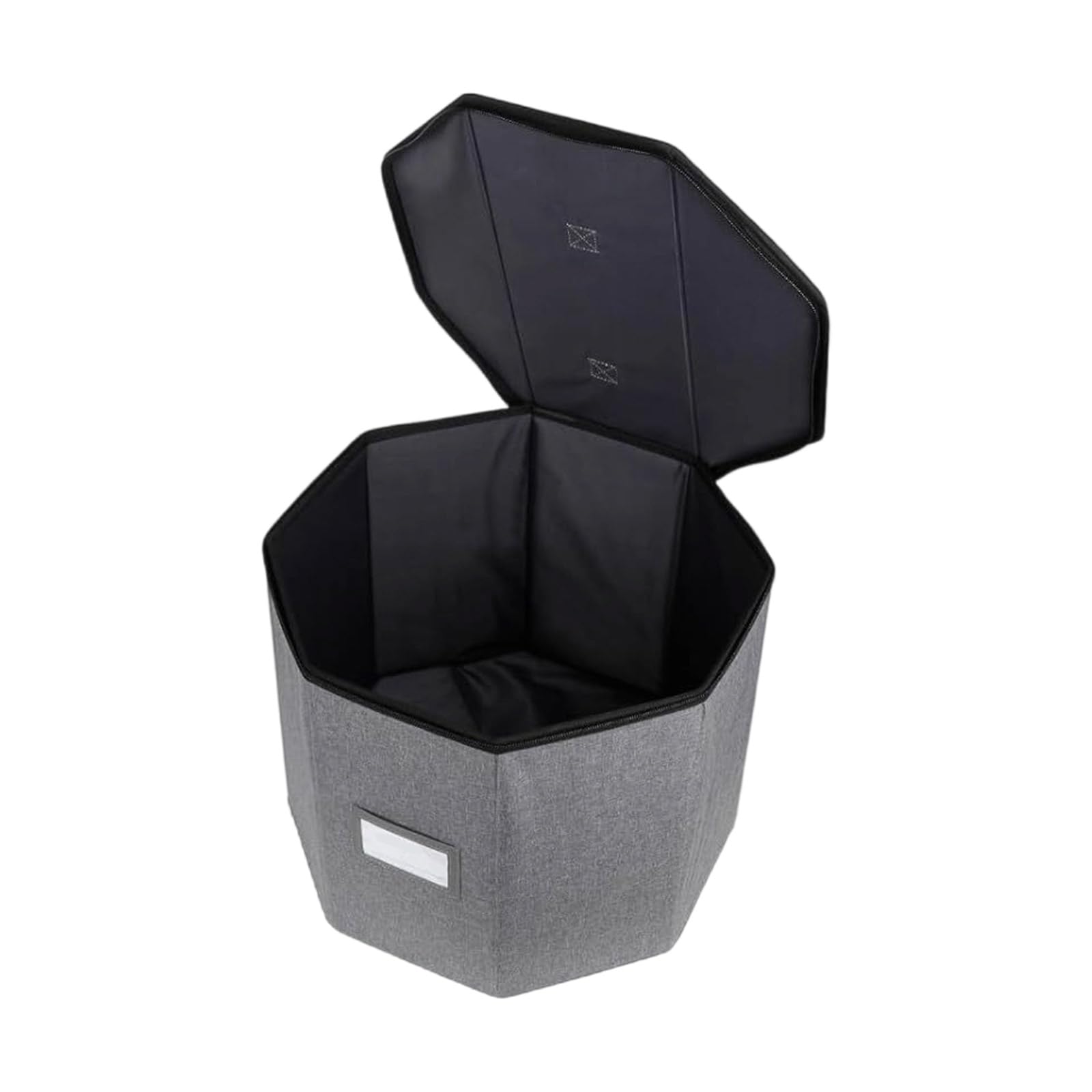 Jazuaiao Portable Hairpiece Storage Divider Hexagon Shaped Foldable Bag Durability Component for Home and Travel Hairpiece Storage Bag